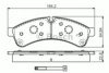 BOSCH 0 986 TB3 191 Brake Pad Set, disc brake